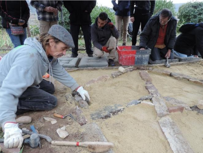Atelier de demonstration pierre sèche